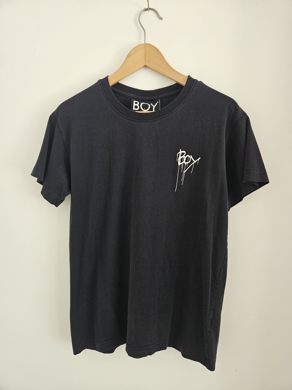 Boy London Shirt Mens Medium Black Punk Goth Designer